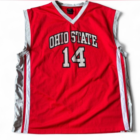 STARTER Red and Gray Ohio State Jersey - Picture 1 of 2